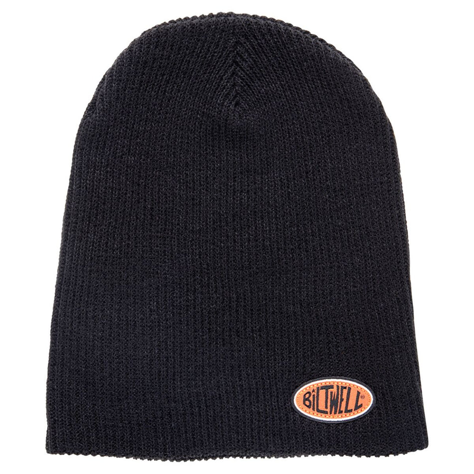 Capser og luer, Beanie Oval Black — Biltwell 8001-5047-00