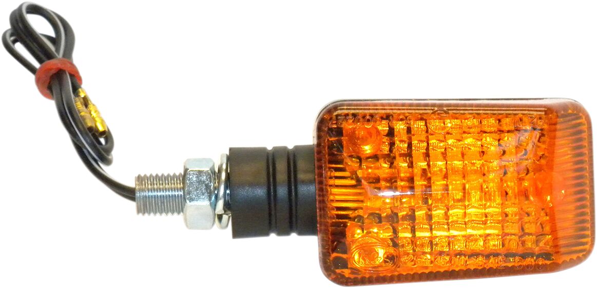 Blinklys, Turn Signal DOT Halogen Black Body Amber Lens — K&S Technologies 25-7500