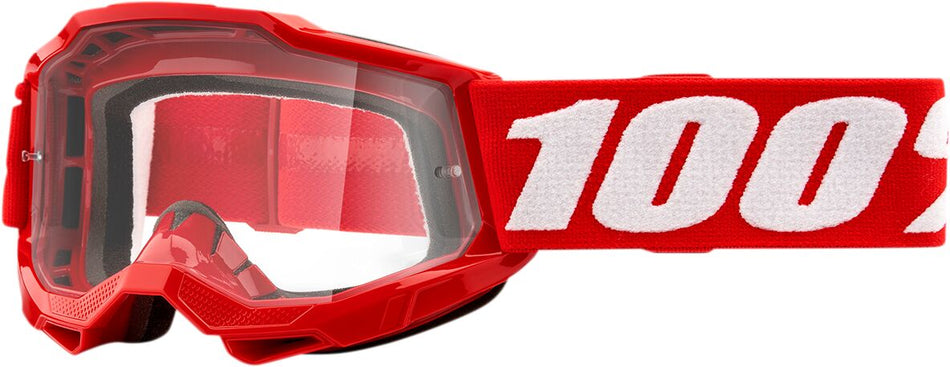 Briller goggles, Gog Accuri 2 JR RD Clr — 100% 50024-00013