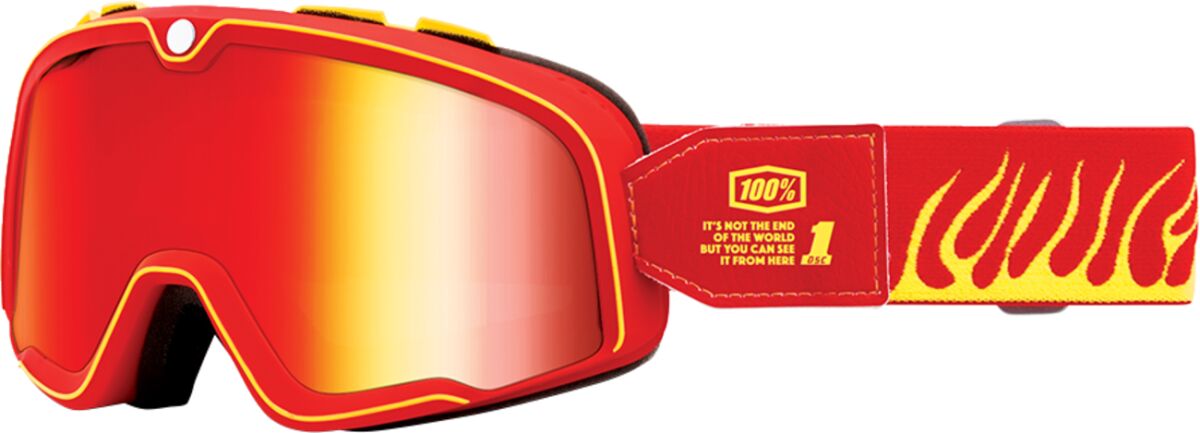 Briller goggles, Gog Brstw Dth Spry Mir RD — 100% 50000-00011