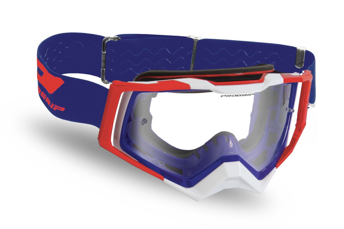 Briller goggles, Goggles 3309 Rapid RWB/CLEAR — Pro Grip PZ3309TR-147
