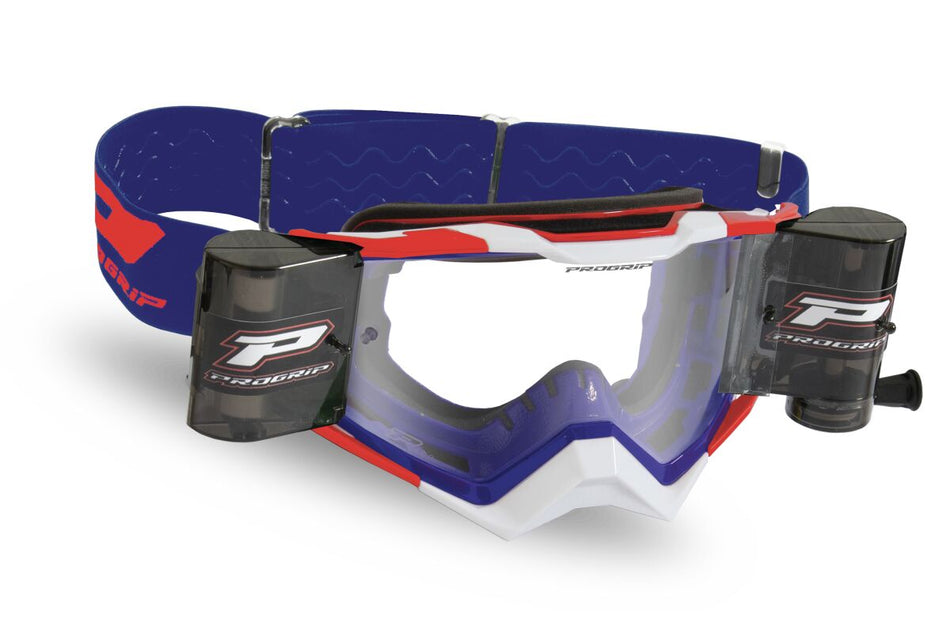 Briller goggles, Goggles 3309 Rapid Rwb+Rolloff — Pro Grip PZ3309RO-147