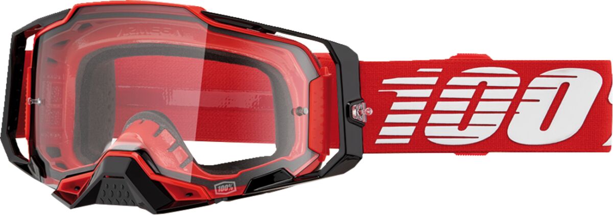 Briller goggles, Goggle Armega Red Clr — 100% 50004-00033