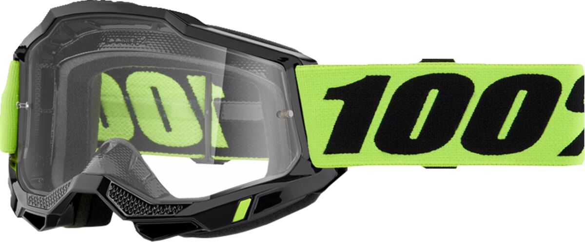 Briller goggles, Gog Accuri 2 Neon Yel Clr — 100% 50013-00040