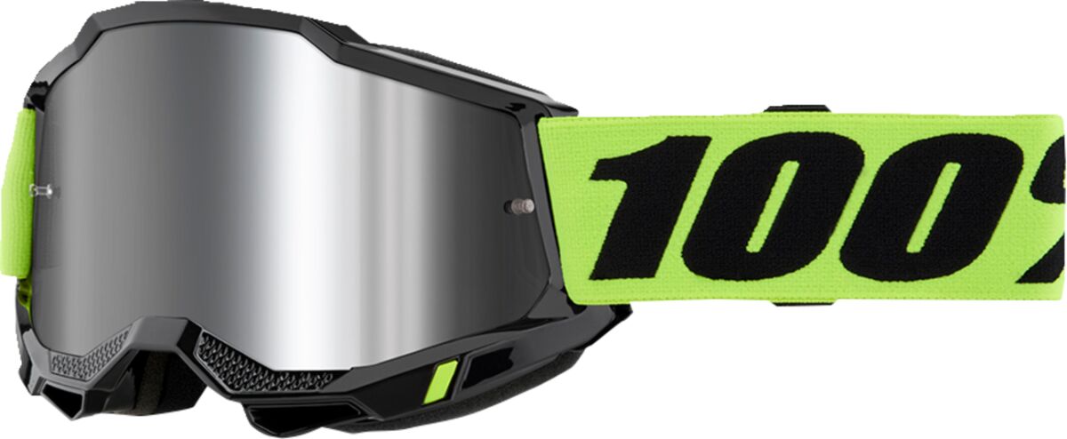 Briller goggles, Goggle AC2 Neon Yel MR SL — 100% 50014-00040