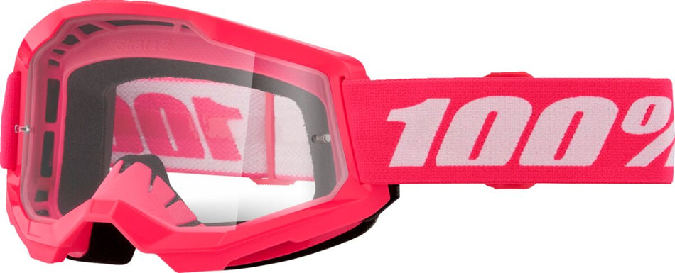 Briller goggles, Gog Strata 2 Pink Clr — 100% 50027-00017