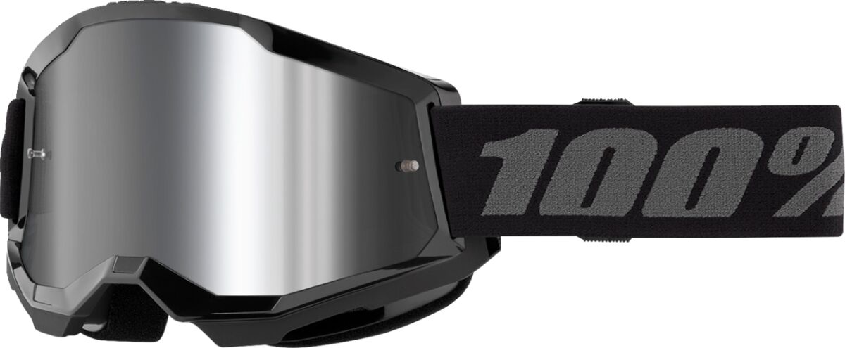 Briller goggles, Gog Strata 2 Black MR SL — 100% 50028-00013