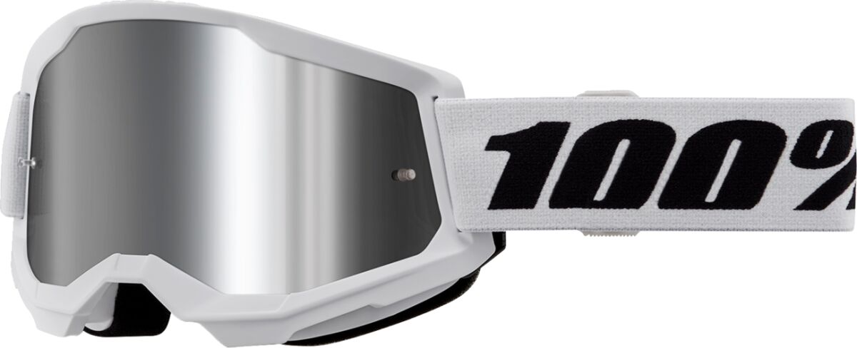 Briller goggles, Gog Strata 2 White MR SL — 100% 50028-00019