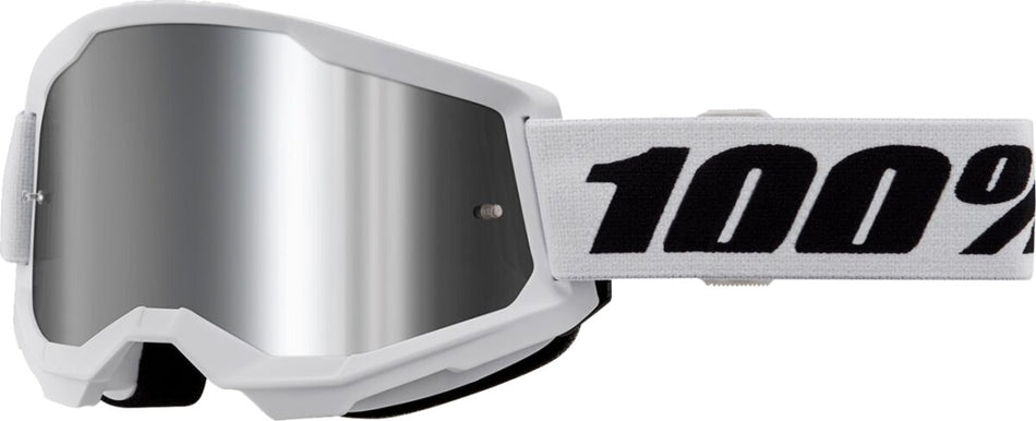 Briller goggles, Gog Strata 2 White MR SL — 100% 50028-00019