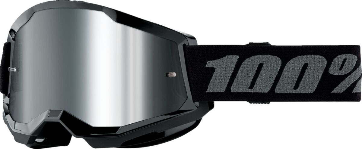 Briller goggles, Goggle Strata 2 Jnr Black Mir — 100% 50032-00007