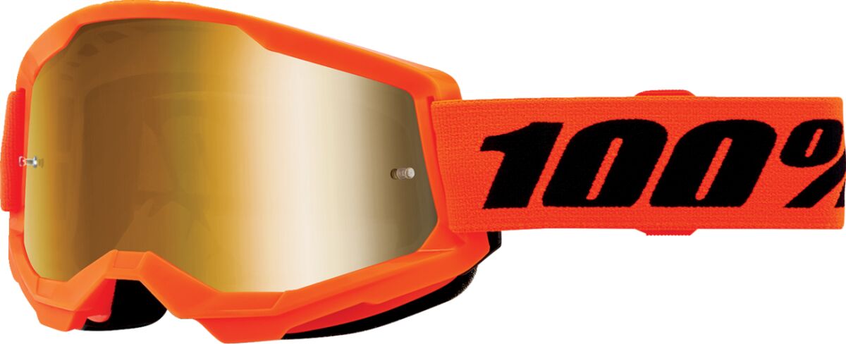 Briller goggles, Goggle Strata 2 Jnr Neon Org M — 100% 50032-00009
