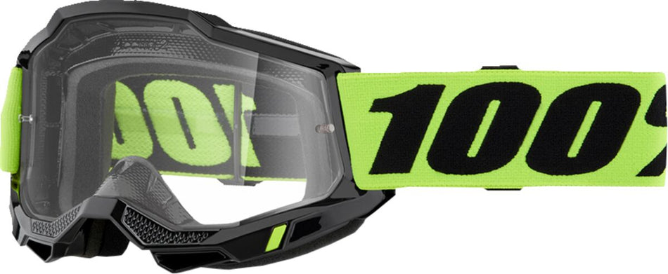 Briller goggles, Goggle Accuri 2 Otg Neon YL CL — 100% 50018-00008