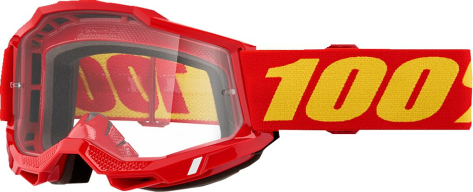 Briller goggles, Goggle Accuri 2 Otg Red Clr — 100% 50018-00010