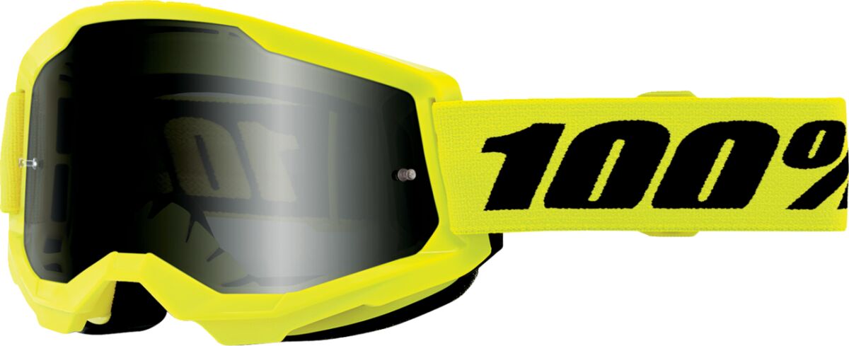 Briller goggles, Goggle Strata 2 Sand Neon Yell — 100% 50030-00005