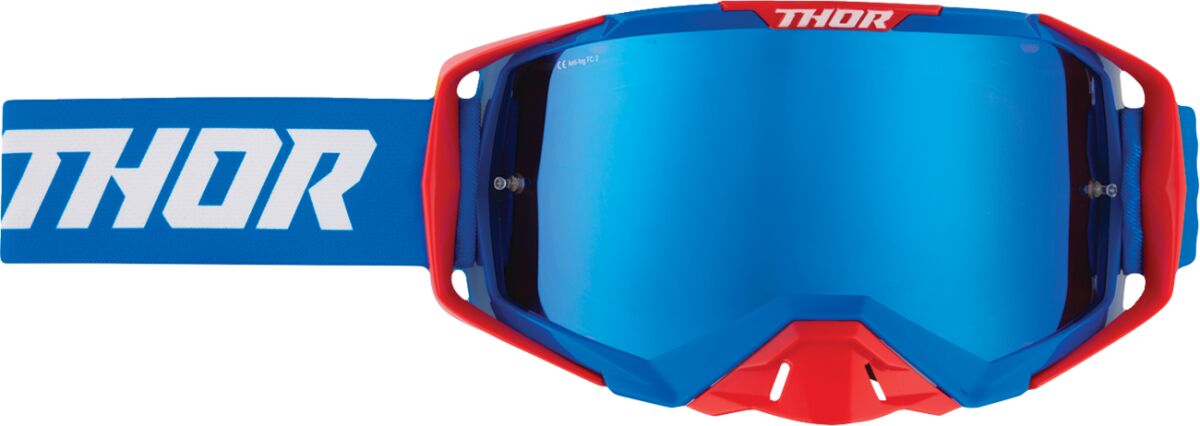 Briller goggles, Goggle Activate Flite RD/WH/BL — Thor 2601-3709