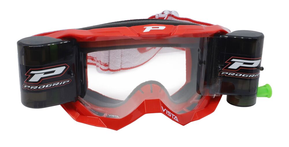 Briller goggles, Goggle Vista Red Roll Off XXL — Pro Grip PZ3303RO-107