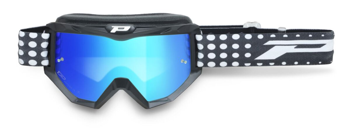 Briller goggles, Goggles 3201 Atzaki Black MATT/ Mirror Blue — Pro Grip PZ3201FL-181