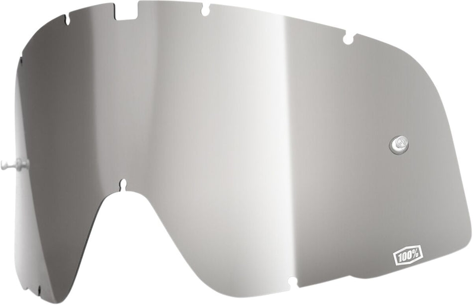 Goggles linser og deler, Mirror Silver Replacement Lens For 100% Barstow Goggles — 100% 59001-00002