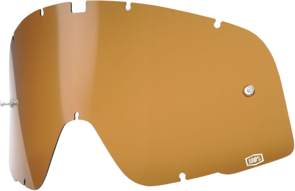 Goggles linser og deler, Bronze Replacement Lens For 100% Barstow Goggles — 100% 59000-00003
