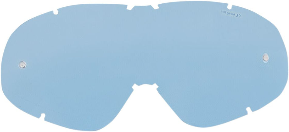 Goggles linser og deler, Qualifier Replacement Lens Blue — Moose Racing 2602-0581