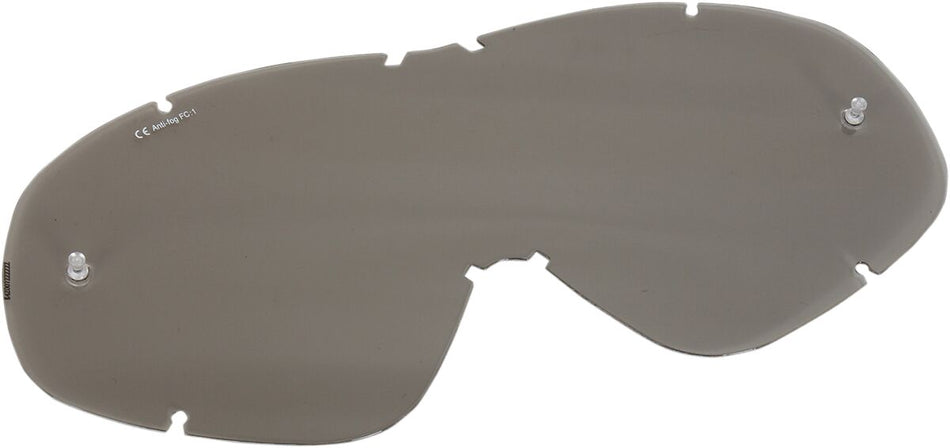 Goggles linser og deler, Qualifier Replacement Lens Smoke — Moose Racing 2602-0583