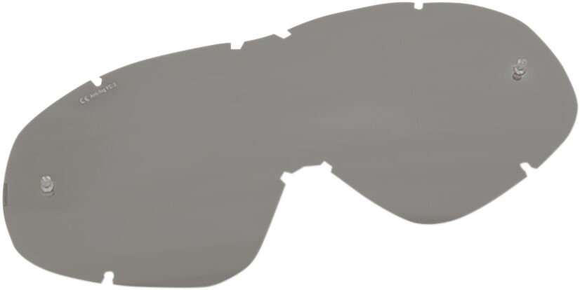 Goggles linser og deler, Qualifier Replacement Lens Silver Mirror — Moose Racing 2602-0585