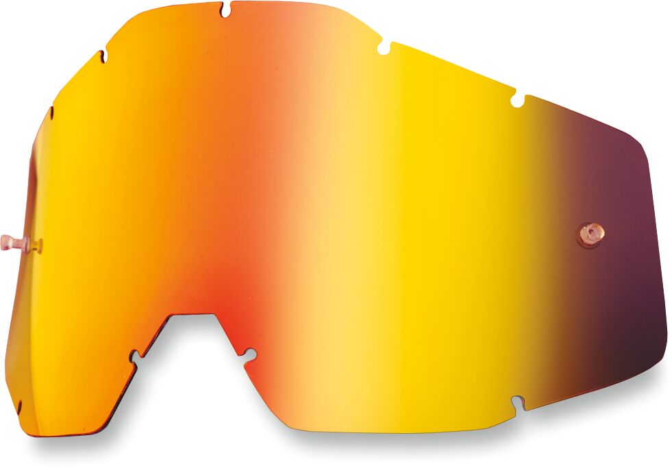 Goggles linser og deler, Youth Mirror Red Replacement Lens For 100% JR Goggles — 100% 59018-00002