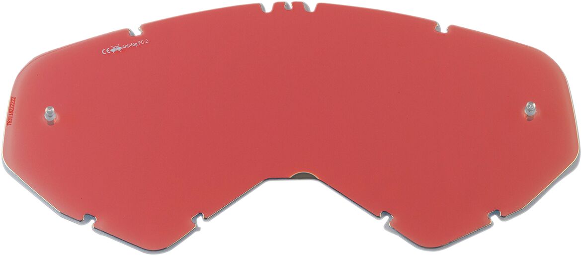 Goggles linser og deler, Xcr Replacement Lens Red — Moose Racing 2602-0767