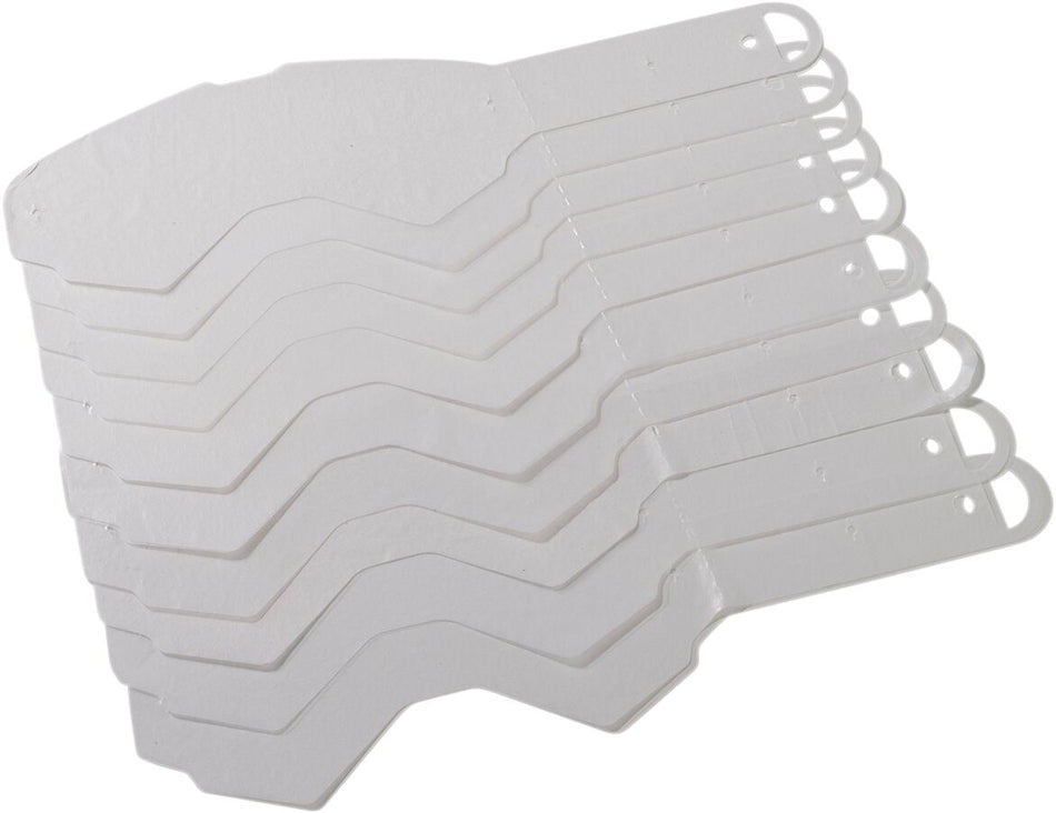 Goggles linser og deler, Xcr Tear-Offs Clear 10-PACK — Moose Racing 2602-0811