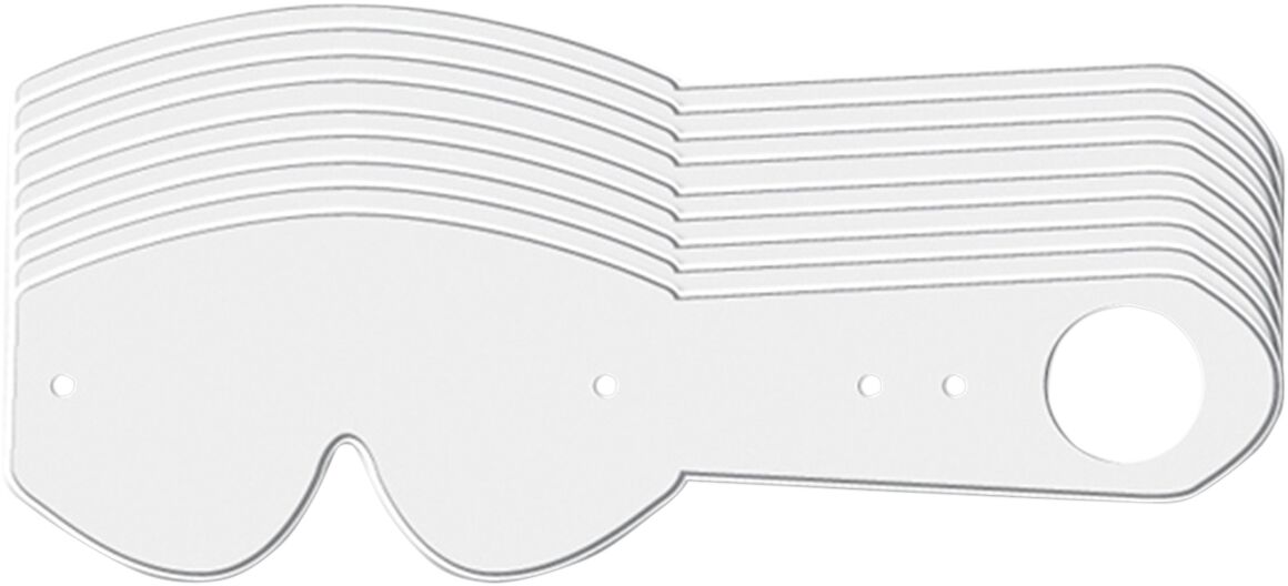 Goggles linser og deler, Tear Off Vista 3370 25 Pcs — Pro Grip PZ3371