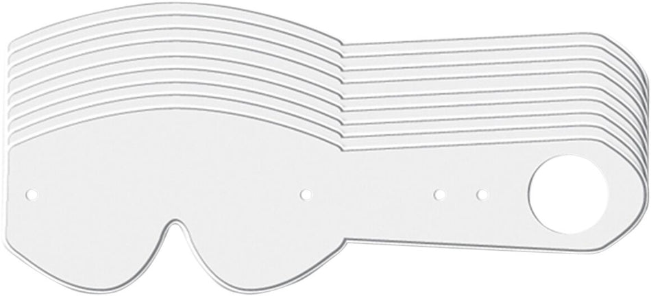 Goggles linser og deler, Tear Off Vista 3370 25 Pcs — Pro Grip PZ3371