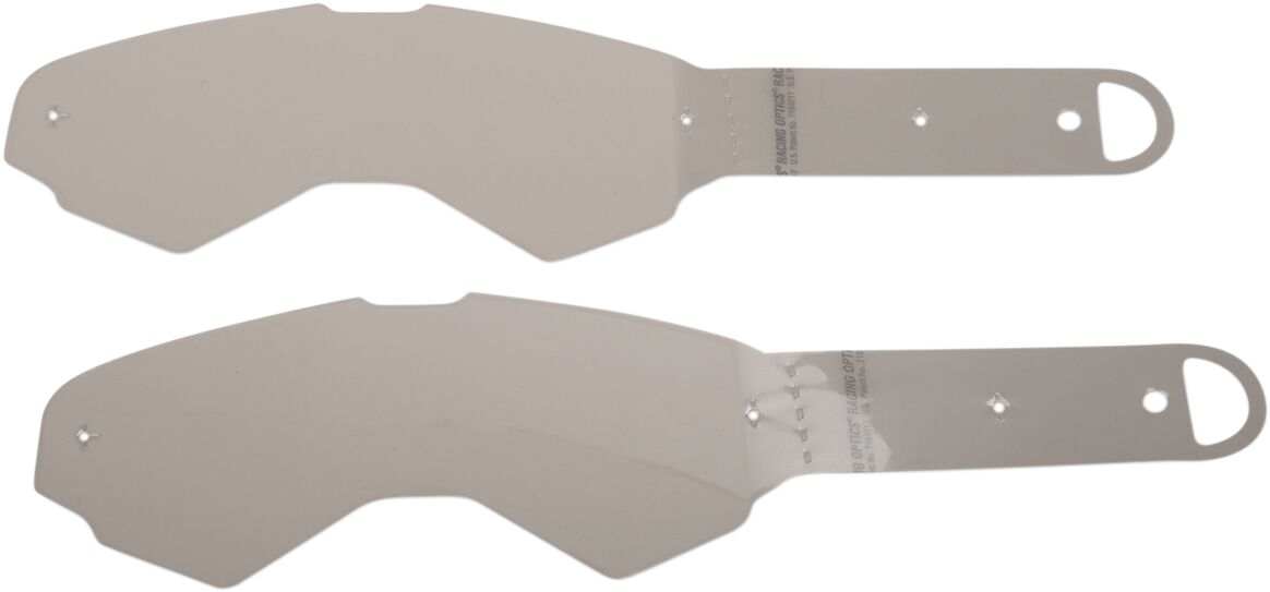 Goggles linser og deler, Tearoff Xcr Laminate 20PK — Moose Racing 2602-0828