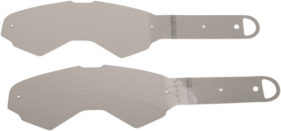 Goggles linser og deler, Tearoff Xcr Laminate 20PK — Moose Racing 2602-0828
