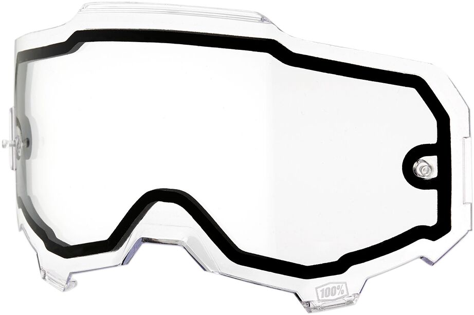 Goggles linser og deler, Lens Armega Dual Clear — 100% 59051-00001