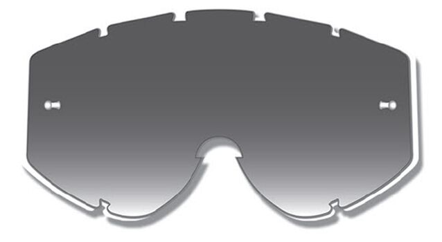 Goggles linser og deler, Lens 3330 Curved Smoke — Pro Grip PZ3330