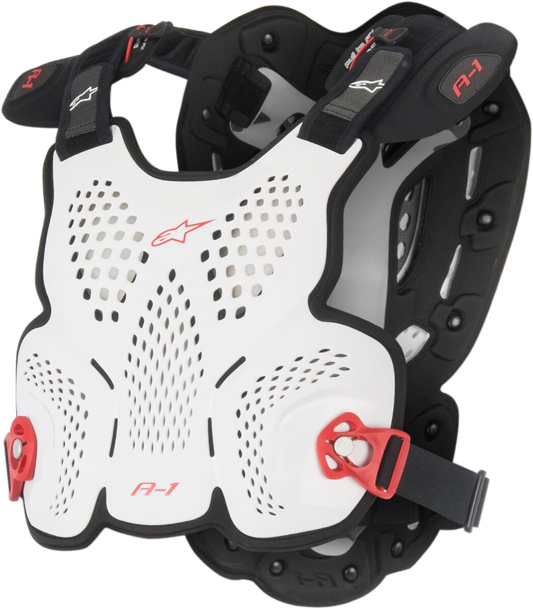 Brystbeskyttere, A-1 Roost Guard Black White — Alpinestars