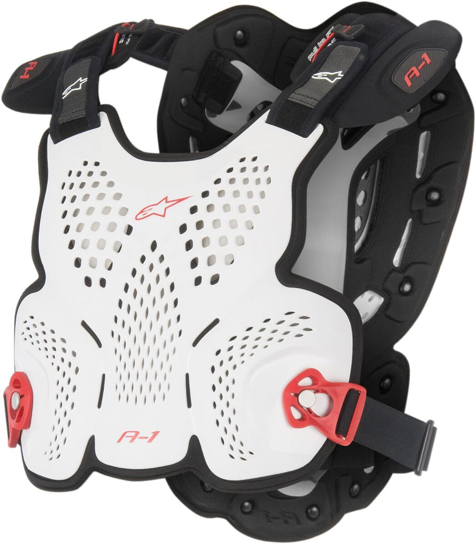 Brystbeskyttere, A-1 Roost Guard Black White — Alpinestars