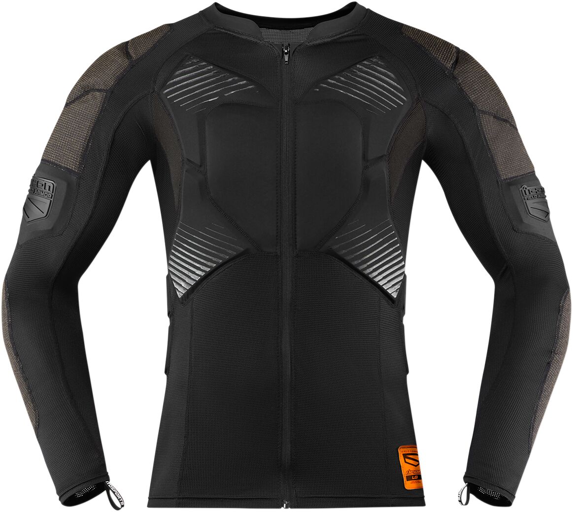 Brystbeskyttere, Field Armor Compression Shirt Black — Icon
