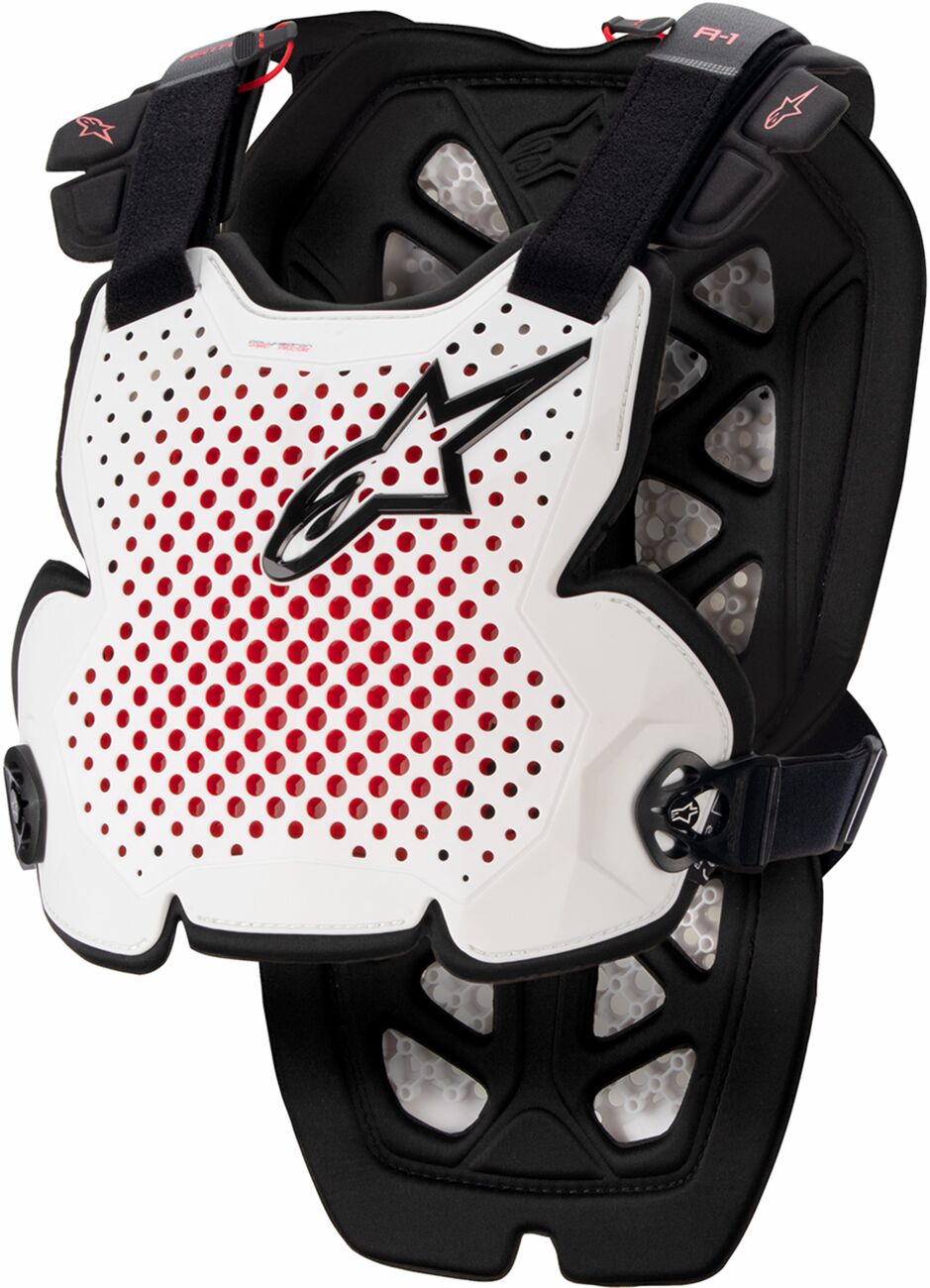 Brystbeskyttere, A-1 Pro Chest Guard Black Red White — Alpinestars