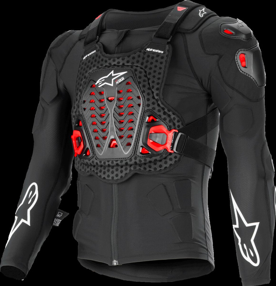 Brystbeskyttere, Bionic XTR Plasma Protection Jacket Black Red White — Alpinestars