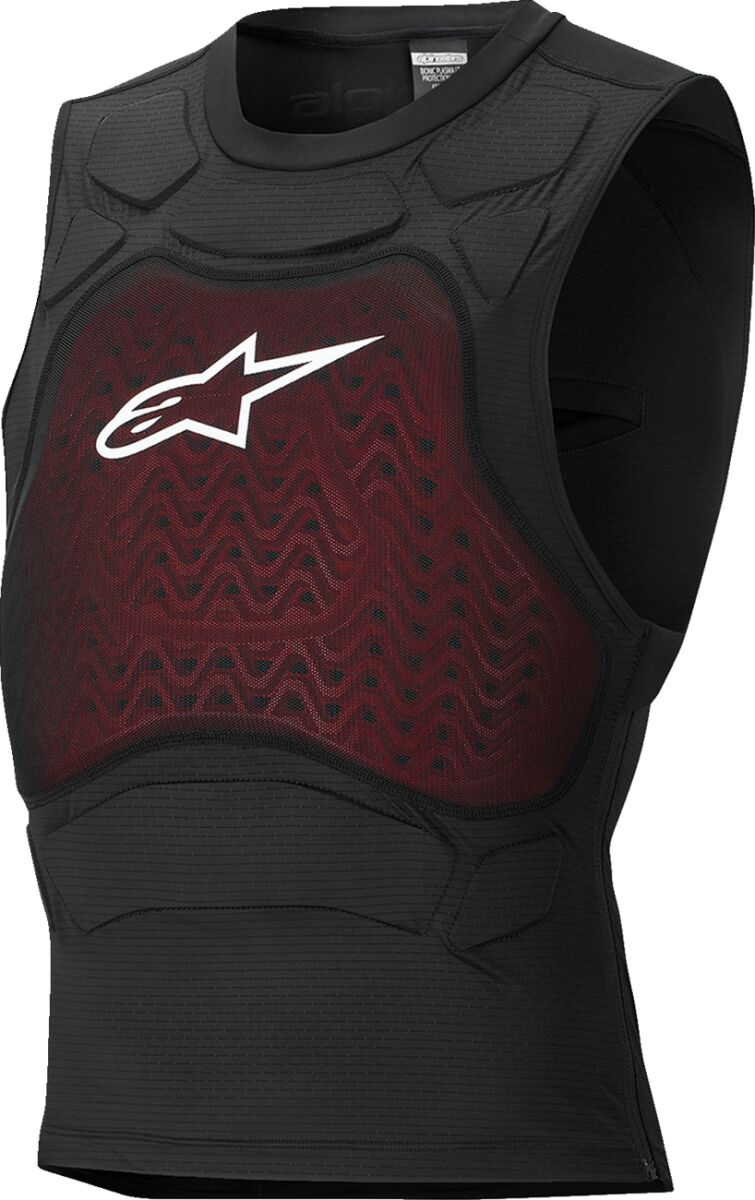 Brystbeskyttere, Bionic Plasma LT Vest Black White — Alpinestars