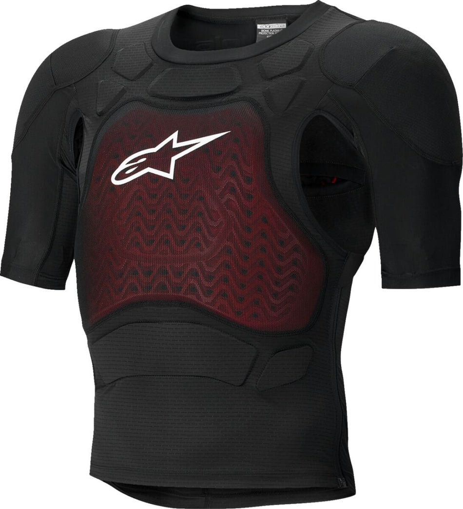 Brystbeskyttere, Short-Sleeve Bionic Plasma LT Jacket Black White — Alpinestars