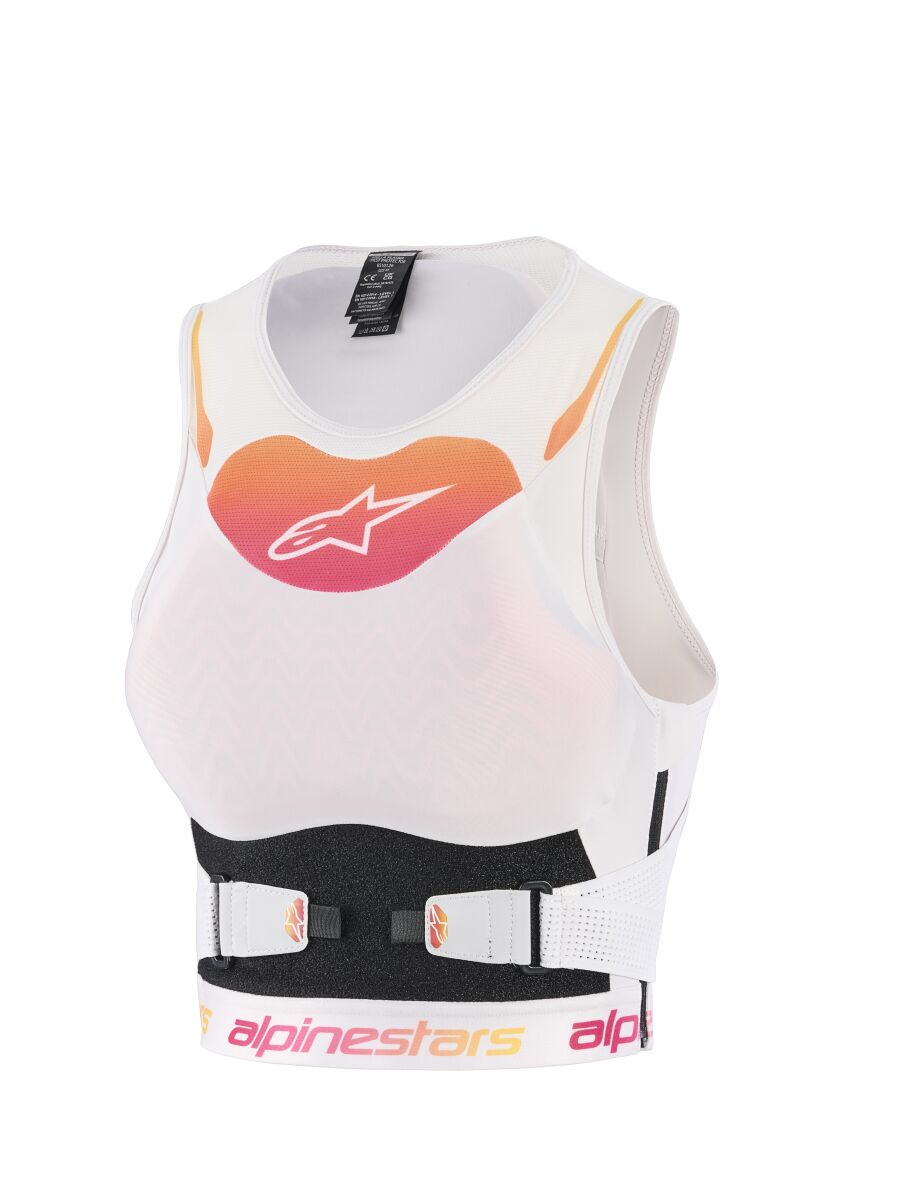 Brystbeskyttere, Stella Plasma Chest Protector Lilac White — Alpinestars