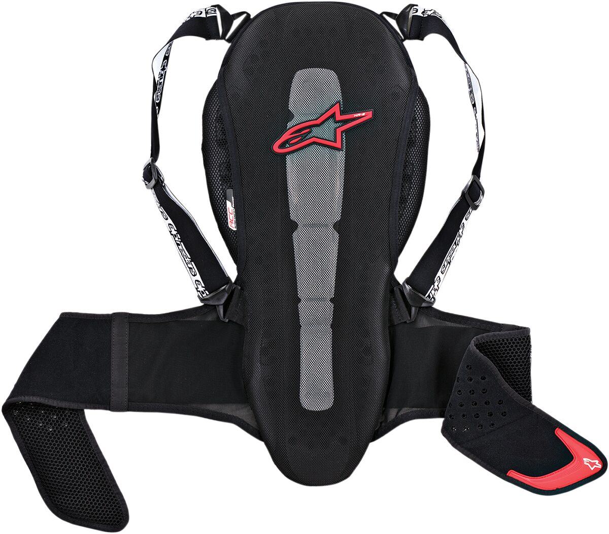 Ryggbeskyttere, Nucleon KR-2 Back Protector Black Gray Red — Alpinestars