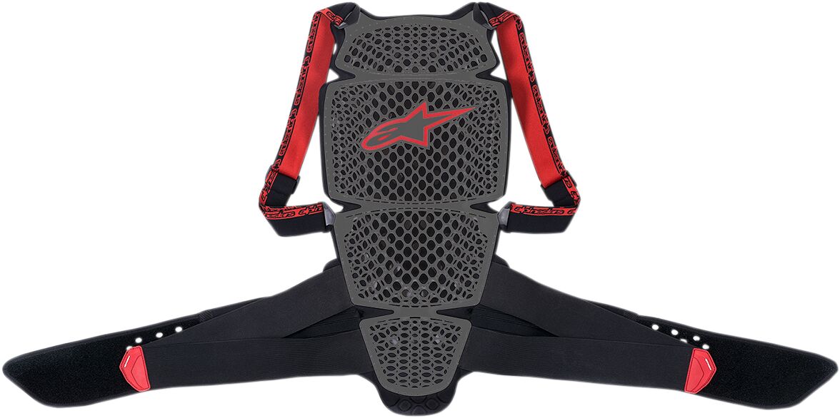 Ryggbeskyttere, Nucleon KR-Cell Back Protector Black Red — Alpinestars