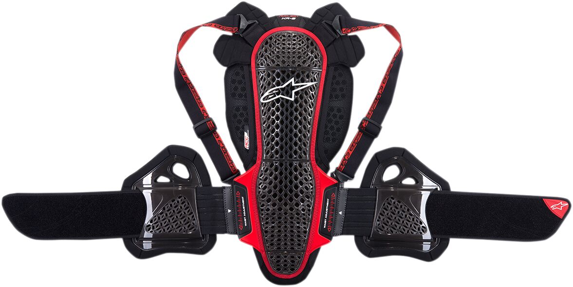Ryggbeskyttere, Nucleon KR-3 Back Protector Black Red — Alpinestars