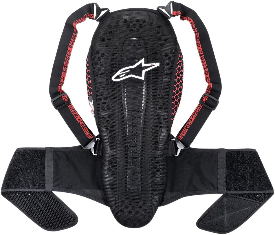 Ryggbeskyttere, Nucleon KR-2 Back Protector Black Red Smoke — Alpinestars