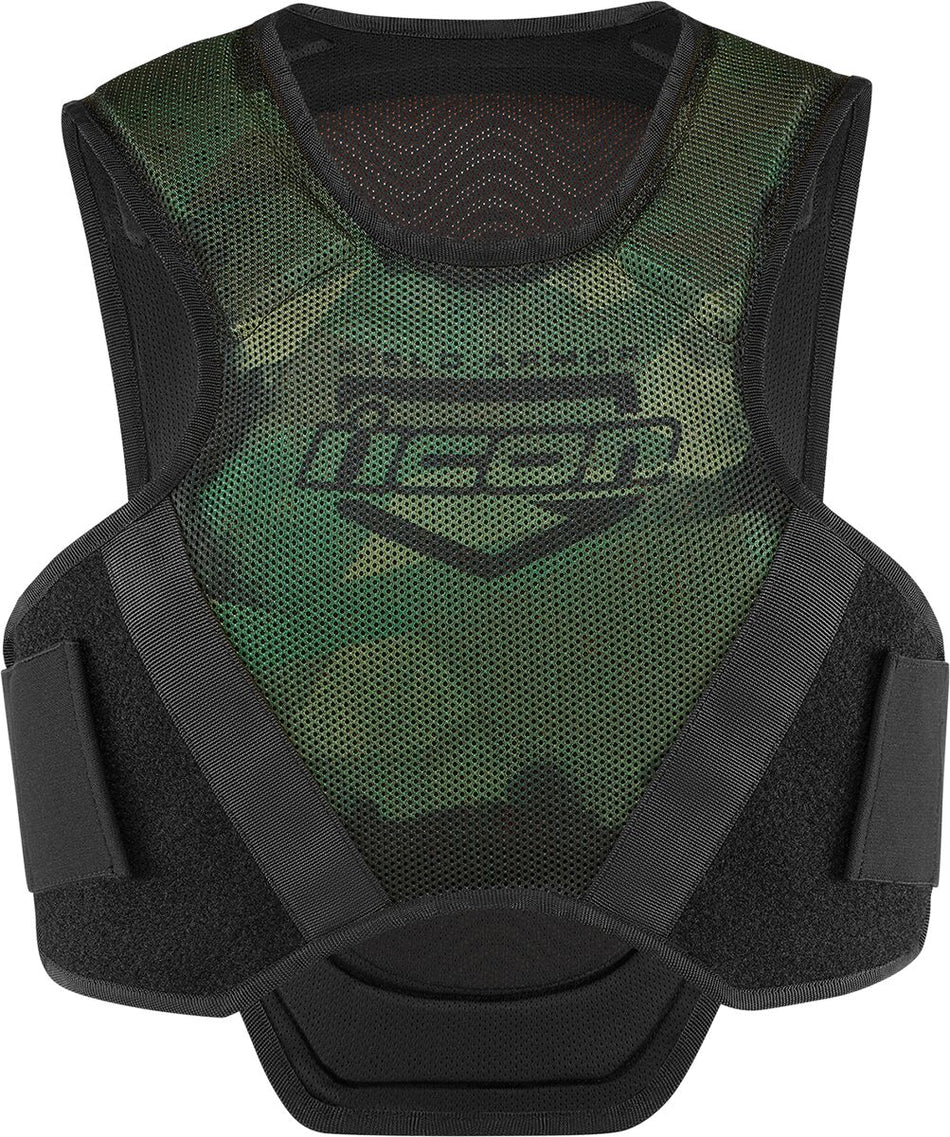Brystbeskyttere, Field Armor Softcore Vest Black Green — Icon