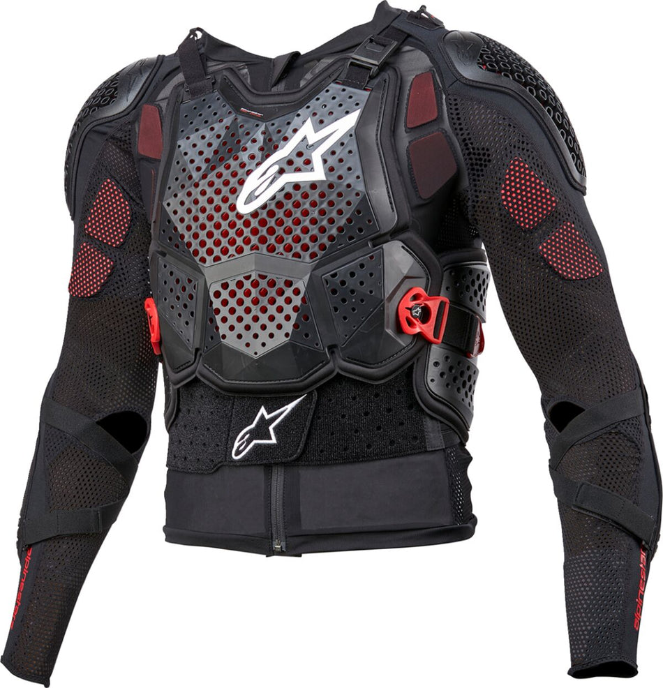 Brystbeskyttere, Bionic Tech v3 Jacket Black Red White — Alpinestars
