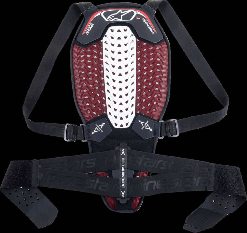Ryggbeskyttere, Nucleon Plasma Back Protector Black Red White — Alpinestars